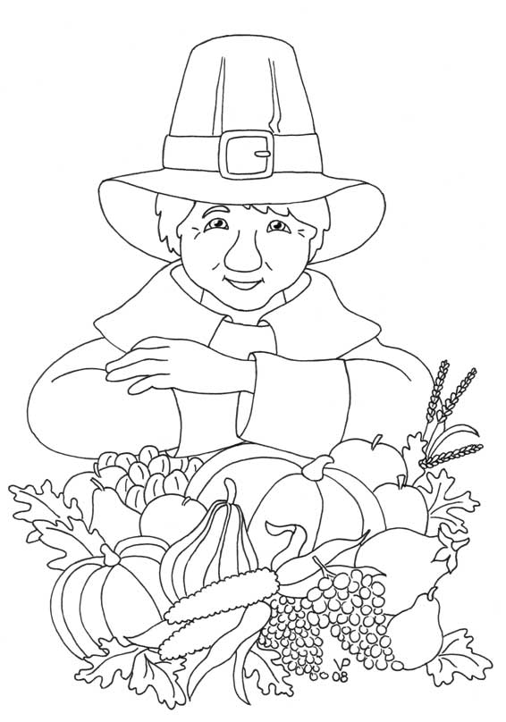 Thanks Giving Coloring Pages